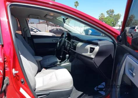 2015 Toyota Corolla Le из США, поврежденный, VIN 5YFBURHE4FP282563